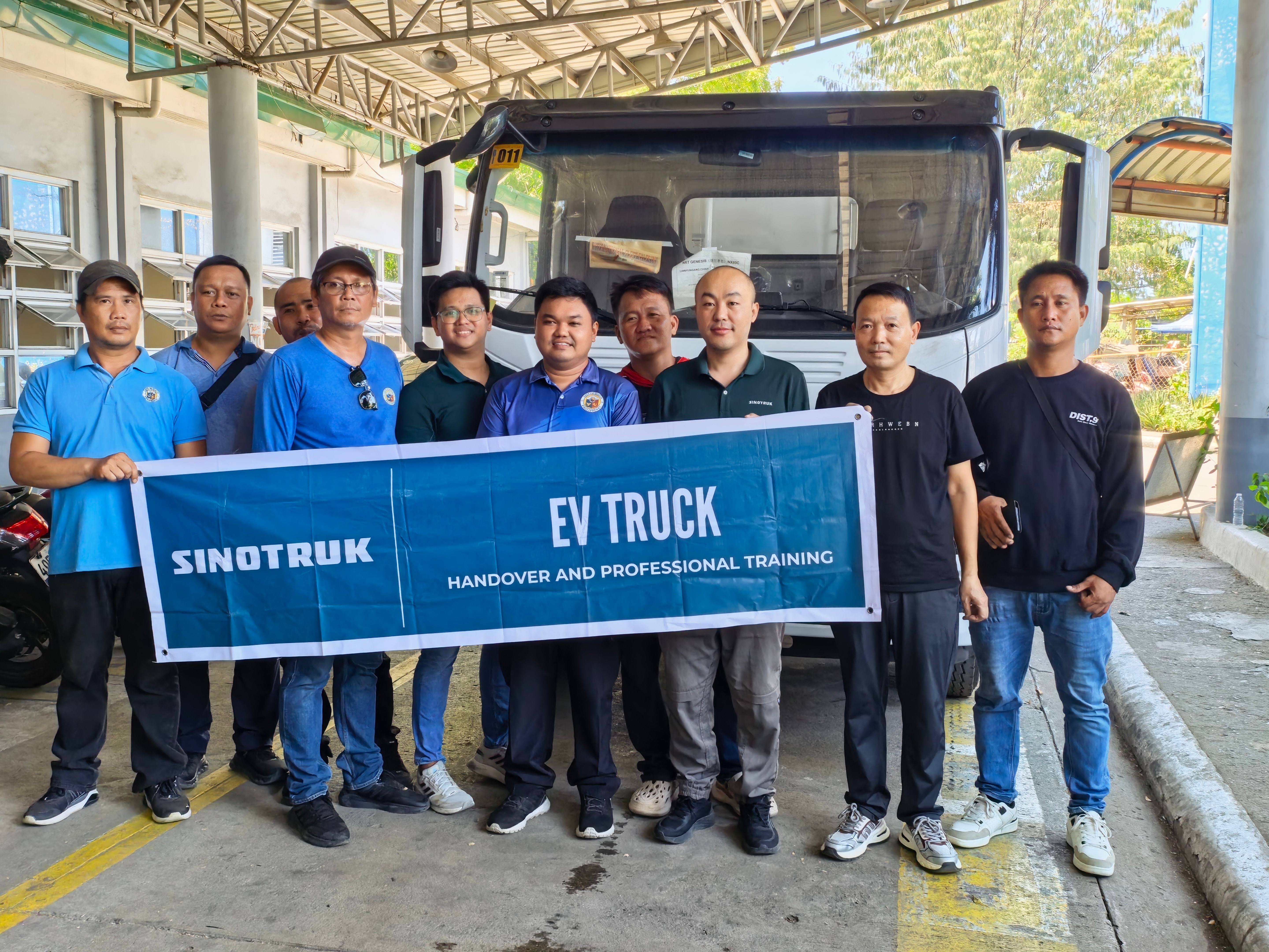 Первый заказ ООН электрогрузовики SINOTRUK переданы на Филиппины